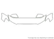 q5 3M Clear Bra Hood Precut PPF Diagram