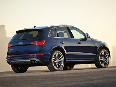 audi q5 2009-2017 Brushed Aluminum Black Pillar Trim