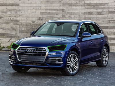 audi q5 2013-2017 Headlight Tint Location