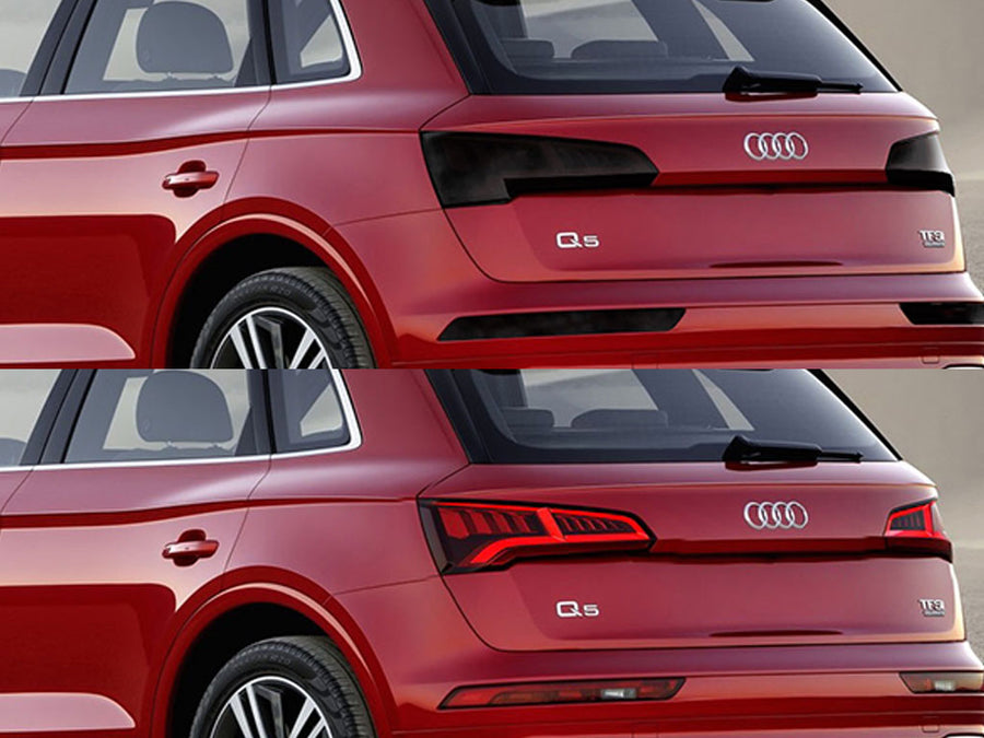 q5 Before and After Smoked Taillights
