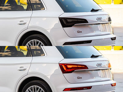q5 Before and After Smoked Taillights