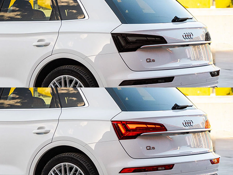 q5 Before and After Smoked Taillights