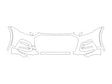 q5 3M Clear Bra Bumper Precut PPF Diagram