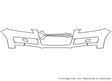 q7 Avery Dennison Clear Bra Bumper Precut PPF Diagram