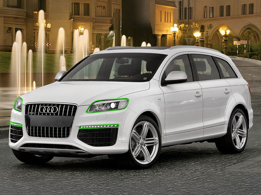 audi q7 2007-2009 Headlight Protection Installation Location