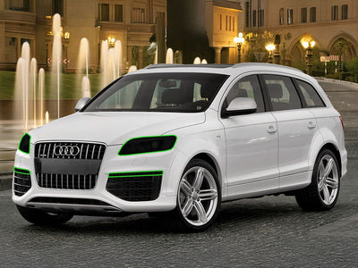 audi q7 2007-2009 Headlight Tint Location