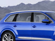 audi q7 2007-2015 Brushed Aluminum Black Pillar Cover Diagram