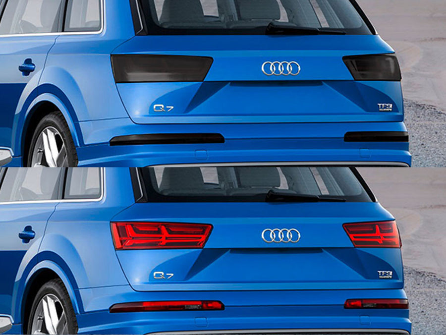 q7 Before and After Smoked Taillights