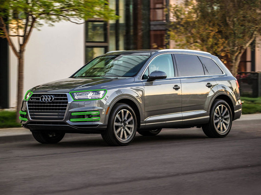 audi q7 2017-2019 Headlight Protection Installation Location