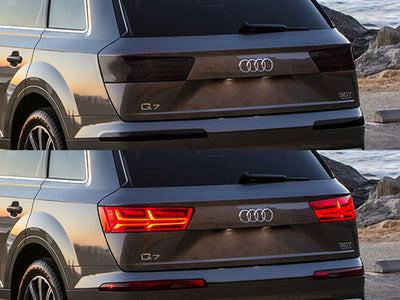 q7 Before and After Smoked Taillights