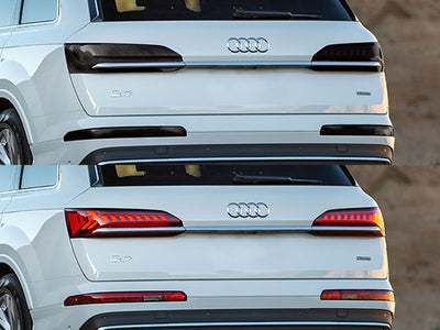 q7 Before and After Smoked Taillights