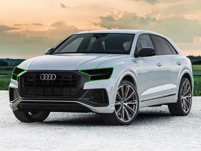audi q8 2019-2025 Headlight Tint Location