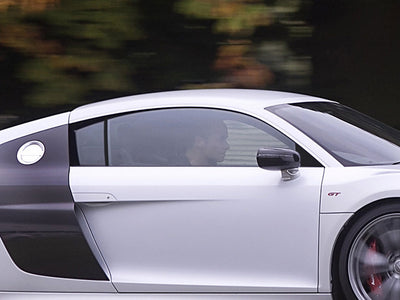 audi r8 2008-2010 Matte Black Pillar Cover Diagram
