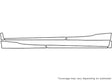 r8 3M Clear Bra Door Cup Precut PPF Diagram