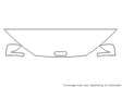 r8 3M Clear Bra Hood Precut PPF Diagram