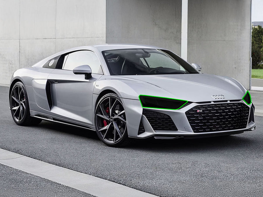 audi r8 2017-2023 Headlight Tint Location