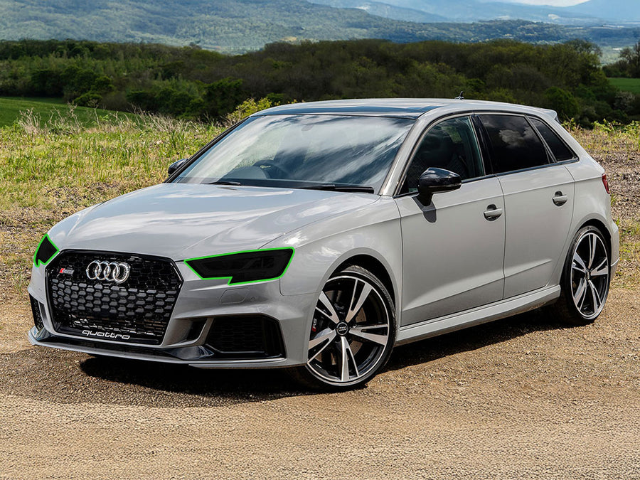 audi rs3 2018-2020 Headlight Tint Location