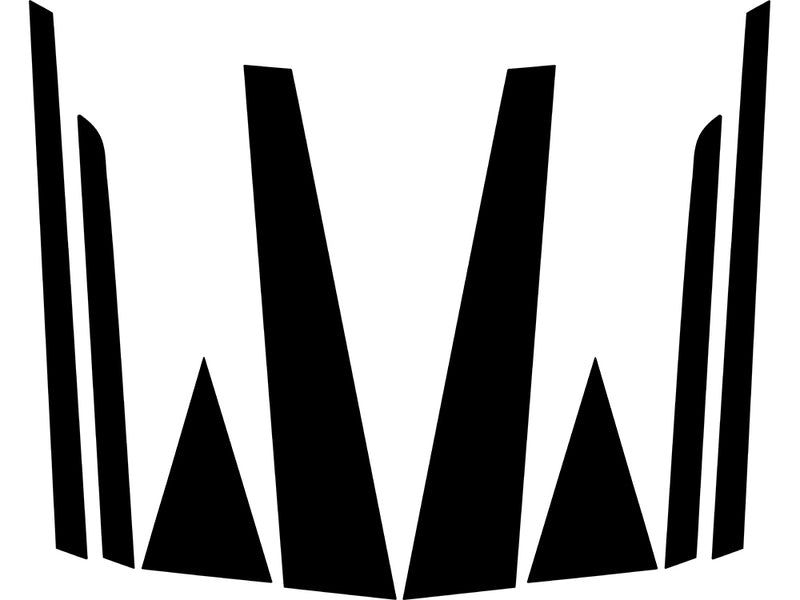 audi rs 4 2007-2008 Camo Pillar Trim Diagram