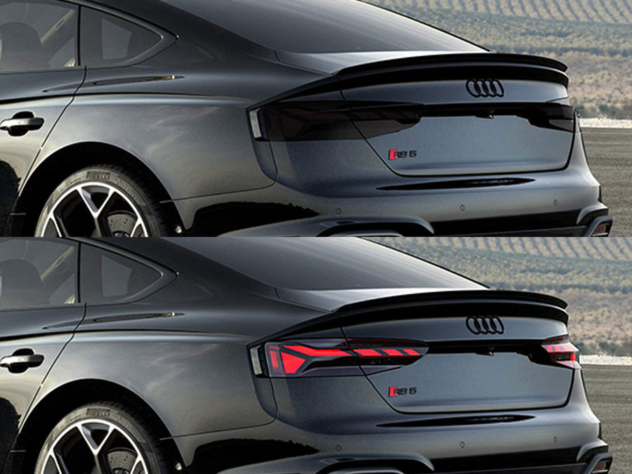 rs5 Before and After Smoked Taillights