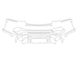rs3 3M Clear Bra Door Cup Precut PPF Diagram
