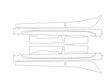 rs3 Avery Dennison Clear Bra Door Cup Precut PPF Diagram