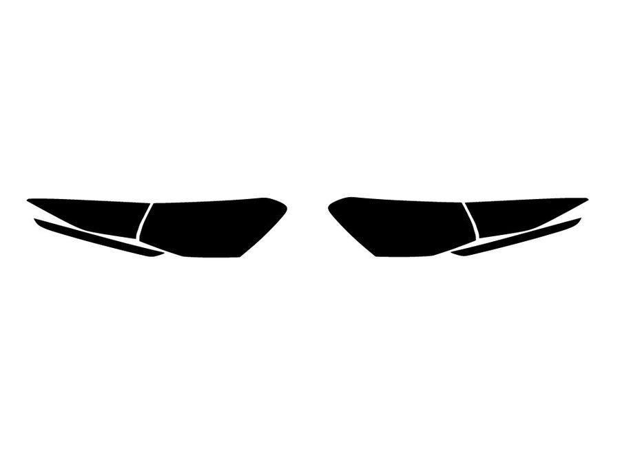 rs 3 Precut Tail Light Tint Diagram