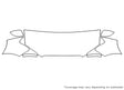 rs4 Avery Dennison Clear Bra Hood Precut PPF Diagram