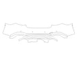 rs7 Avery Dennison Clear Bra Door Cup Precut PPF Diagram