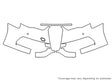 s3 Avery Dennison Clear Bra Bumper Precut PPF Diagram