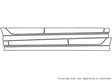 s3 3M Clear Bra Door Cup Precut PPF Diagram