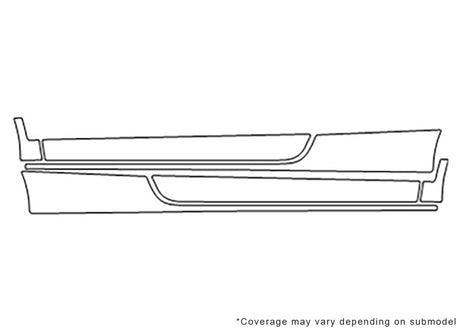 s3 Avery Dennison Clear Bra Door Cup Precut PPF Diagram