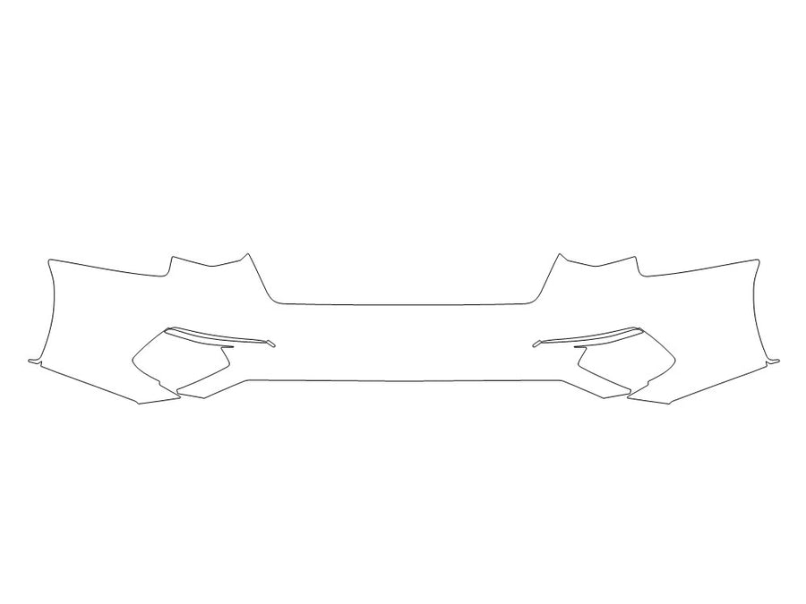 s3 Avery Dennison Clear Bra Door Cup Precut PPF Diagram