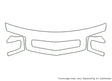 s4 Avery Dennison Clear Bra Hood Precut PPF Diagram