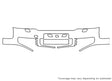 s4 3M Clear Bra Bumper Precut PPF Diagram