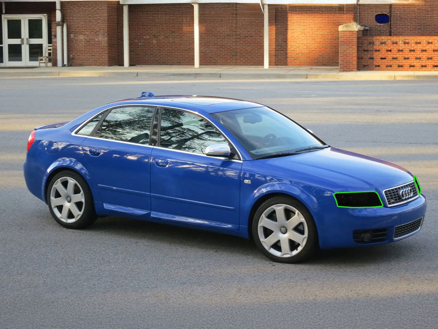 audi s4 2004-2004 Headlight Tint Location