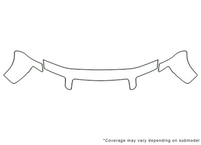 s4 3M Clear Bra Hood Precut PPF Diagram