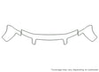 s4 Avery Dennison Clear Bra Hood Precut PPF Diagram