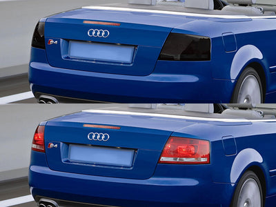 s4 (convertible) Before and After Smoked Taillights