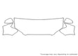 s4 3M Clear Bra Hood Precut PPF Diagram