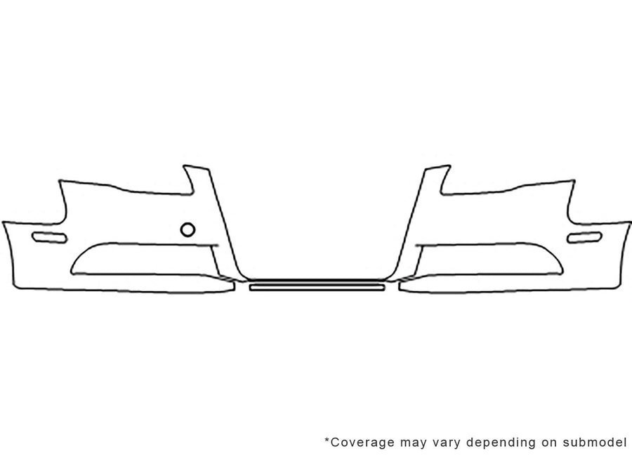 s4 3M Clear Bra Bumper Precut PPF Diagram