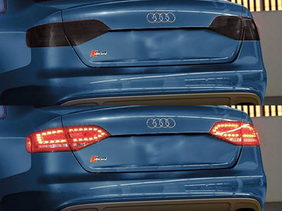 s4 (sedan) Before and After Smoked Taillights