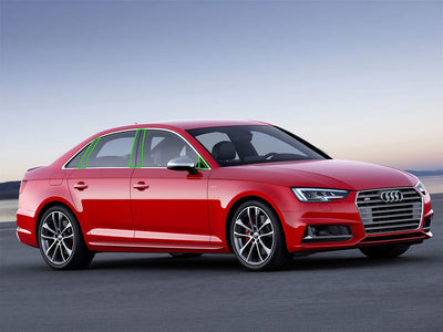 audi s4 2009-2016 (sedan) Pillar Post Trim Installation Location