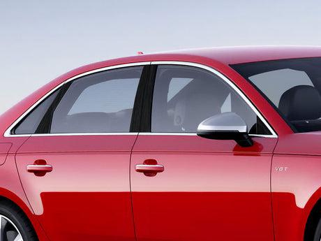 audi s4 2009-2016 (sedan) Brushed Aluminum Black Pillar Cover Diagram