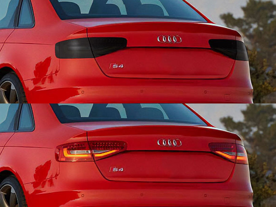 s4 (sedan) Before and After Smoked Taillights