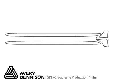 s4 Avery Dennison Clear Bra Door Cup Precut PPF Diagram