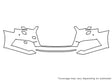 s4 3M Clear Bra Bumper Precut PPF Diagram