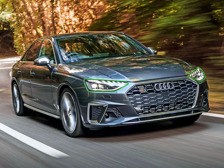 audi s4 2018-2019 Headlight Protection Installation Location