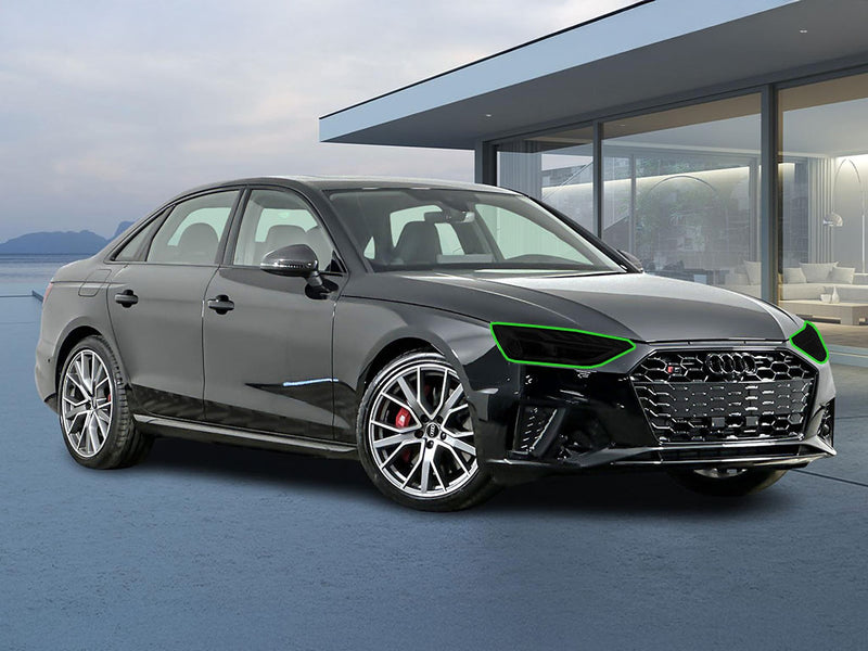 audi s4 2020-2025 Headlight Tint Location