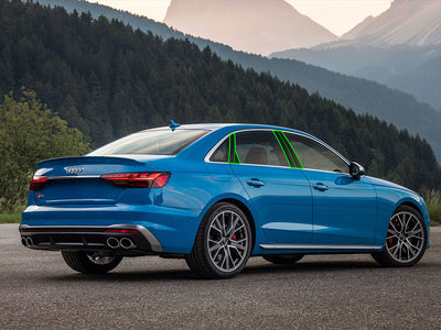 audi s4 2018-2024 (sedan) Pillar Post Trim Installation Location