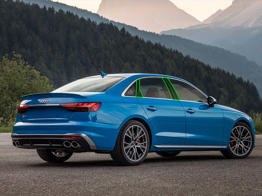 audi s4 2018-2024 (sedan) Pillar Post Trim Installation Location